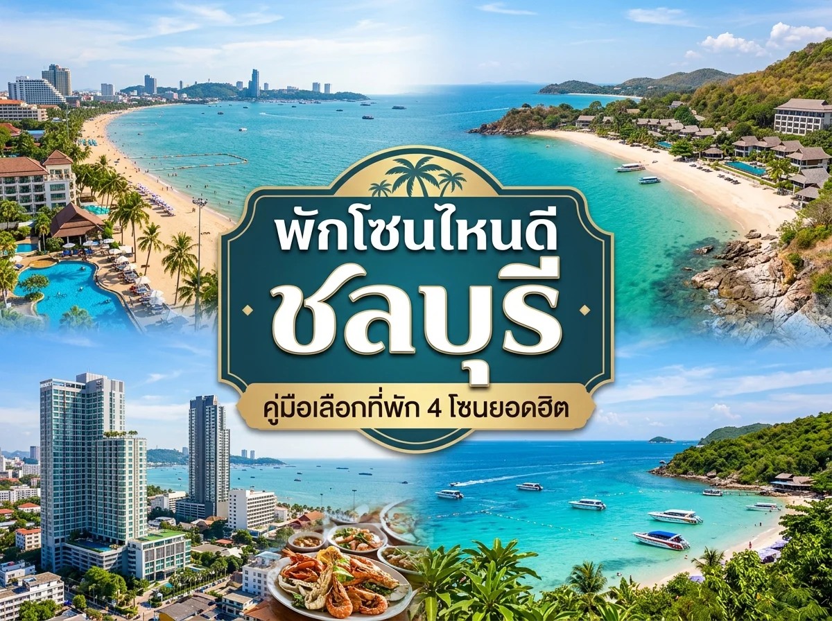 ไปเที่ยวชลบุรี พักโซนไหนดี ปี 2026