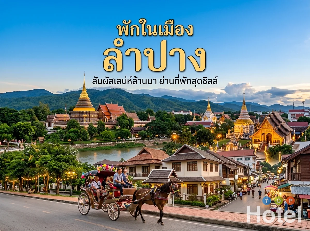 ไปเที่ยวลำปางในเมือง พักโซนไหนดี ปี 2026